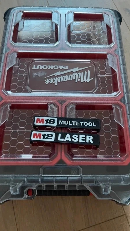 Personalized label for Milwaukee Packout cases – photo 3